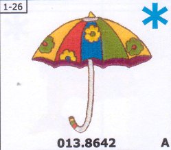 Restyle 013.8642 Applicatie paraplu. - Kaart