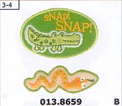 Restyle 013.8659 Applicatie krokodil / slang - Kaart