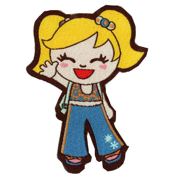 Restyle 013.8662V2 Applicatie Blond meisje. - Kaart