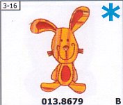 Restyle 013.8679 Applicatie konijn. - Kaart