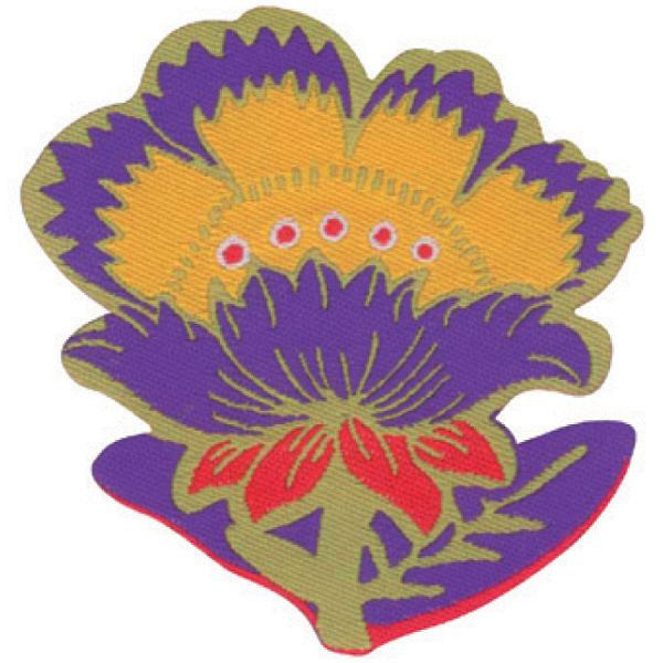 Restyle 013.8693V3 Applicatie bloemen. - Kaart