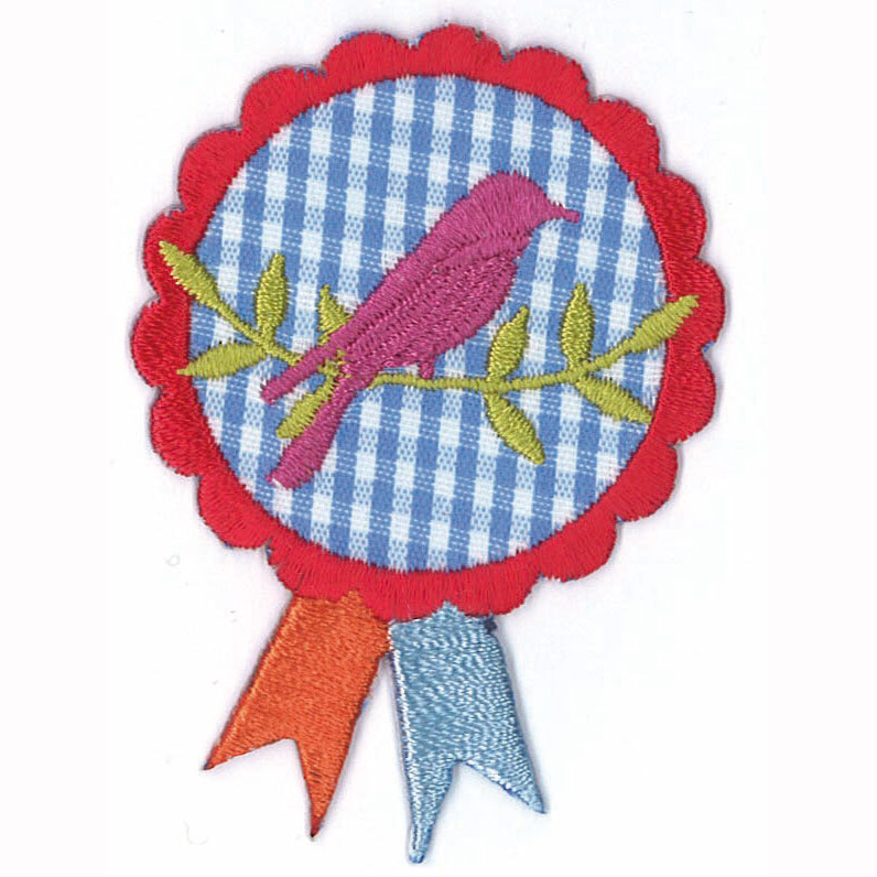 Restyle 013.8701V7 Applicatie vogel met lint - Kaart