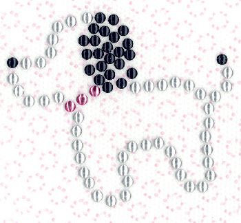 Restyle 013.8888 Applicatie Strass. L x B: 95mm x 13,5 cm - Kaart