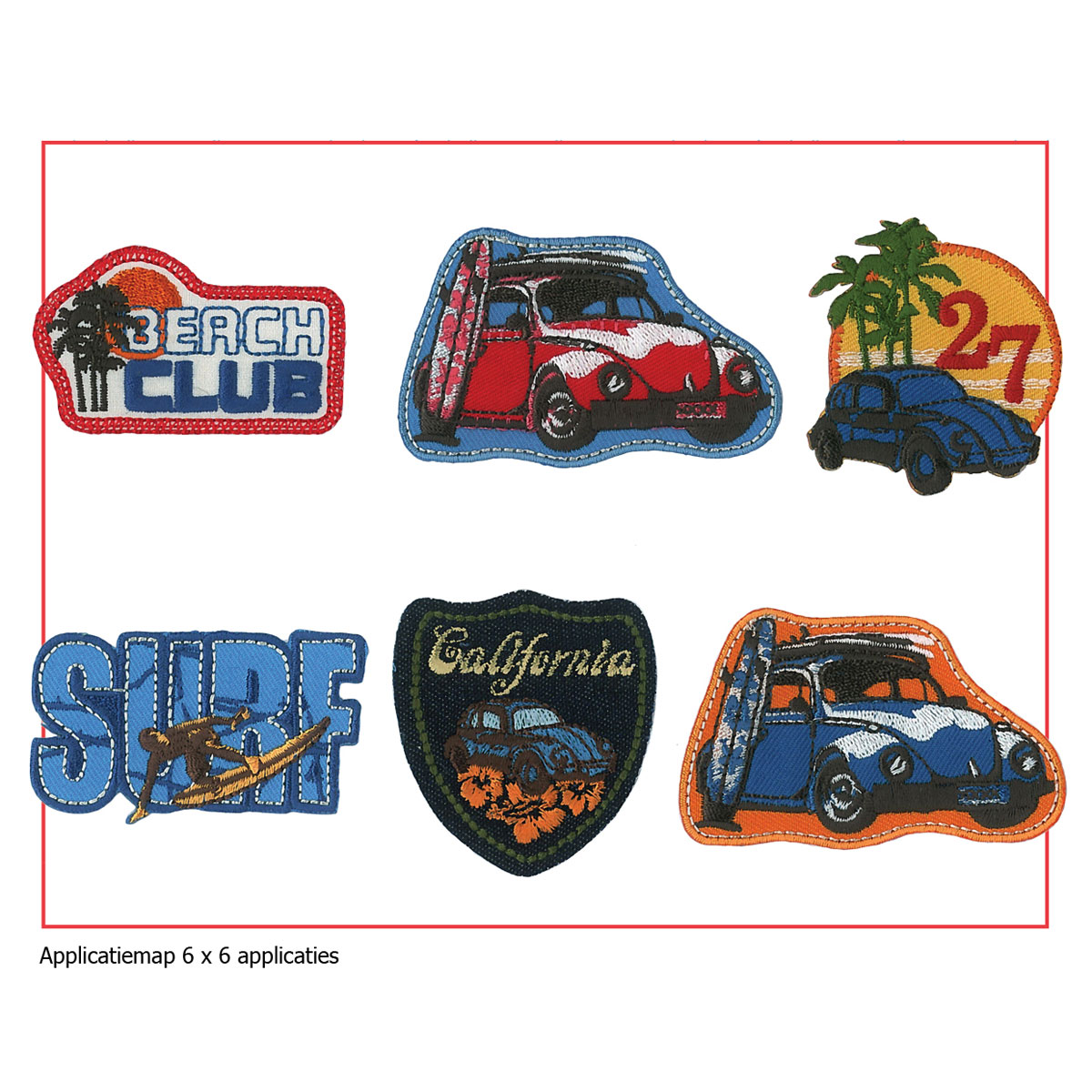 Restyle 013.9834 Applicatie pakket strand 6x6. - PAKKET