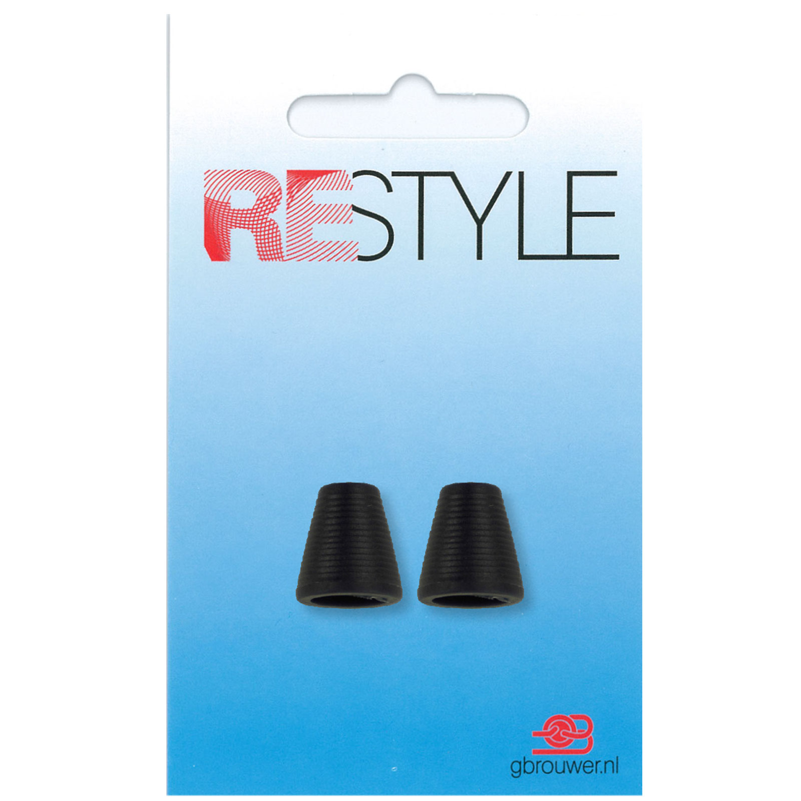 ReStyle Koorddop kunststof, 2 stuks - Kleur 000