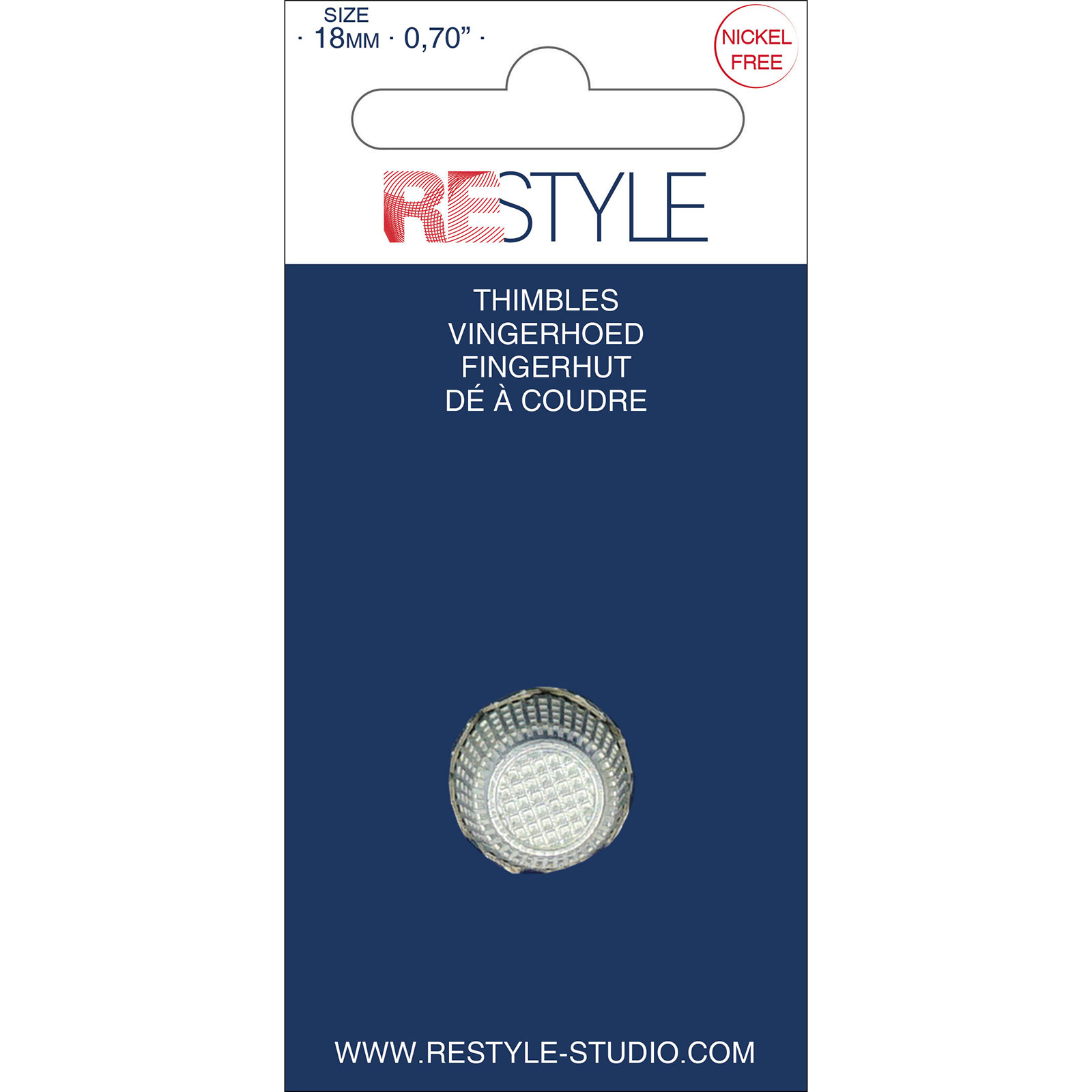 ReStyle Vingerhoed 18 mm - Kaart