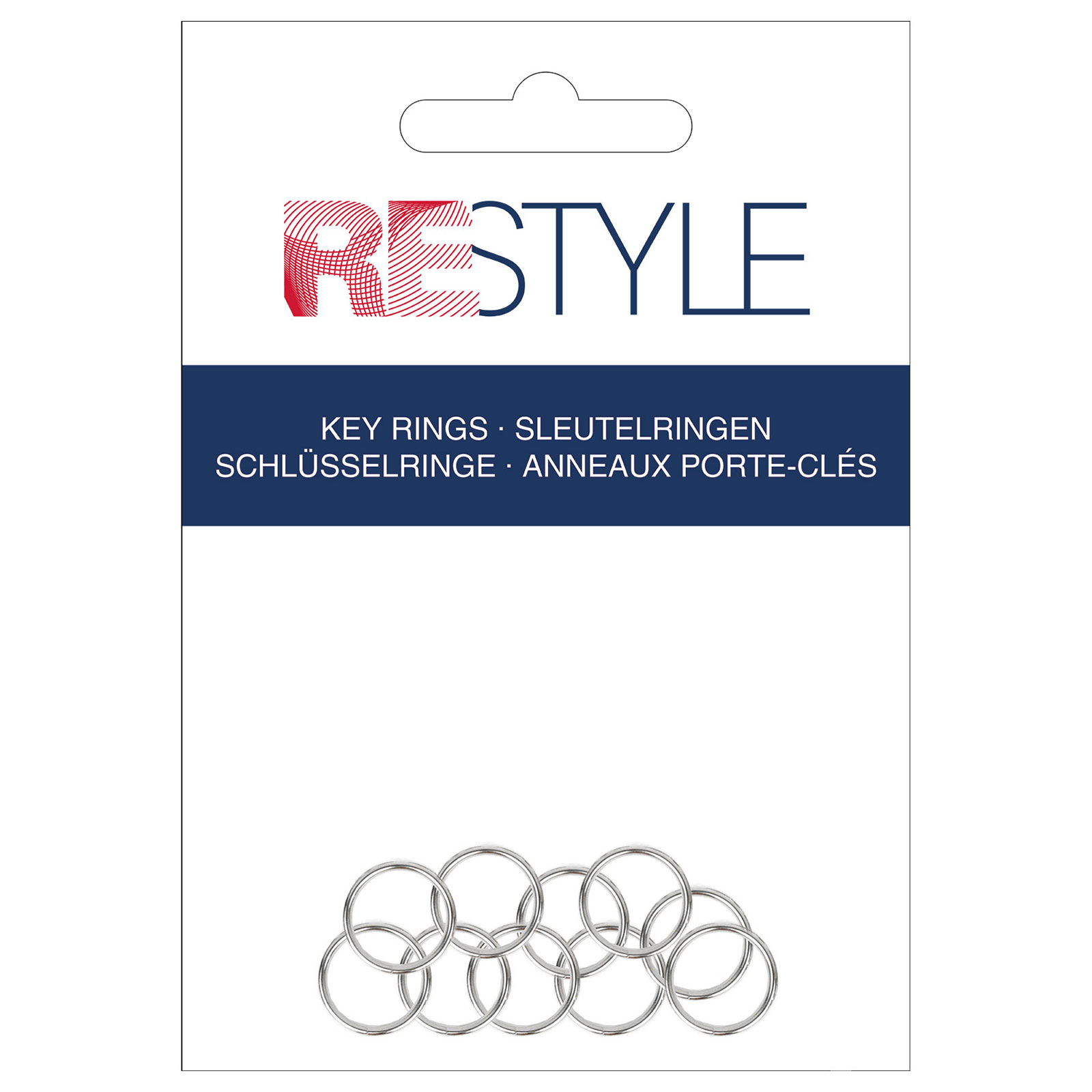 ReStyle Sleutelringen 12 mm, 10 stuks - Kleur 010