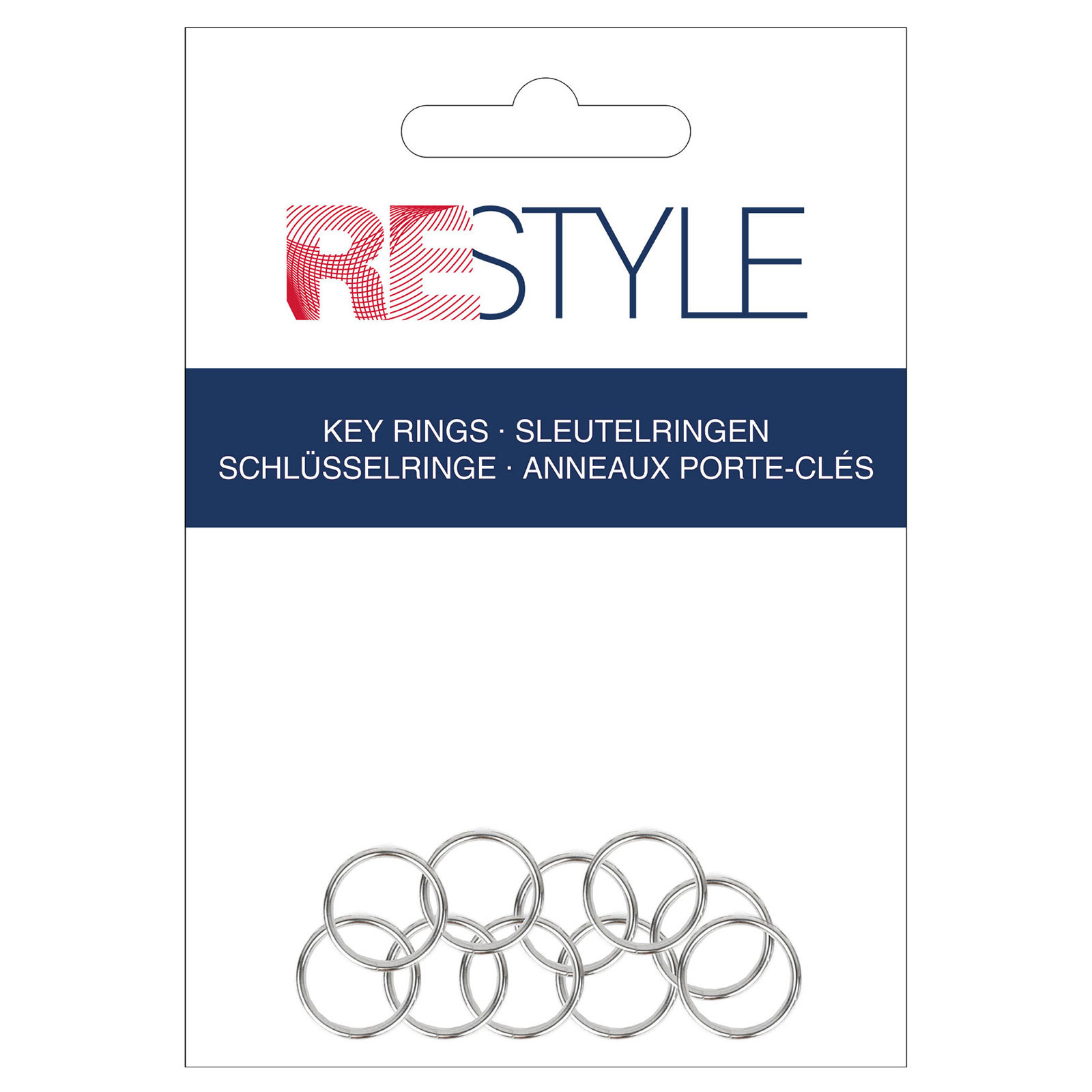 ReStyle Sleutelringen 15 mm, 10 stuks - Kleur 010