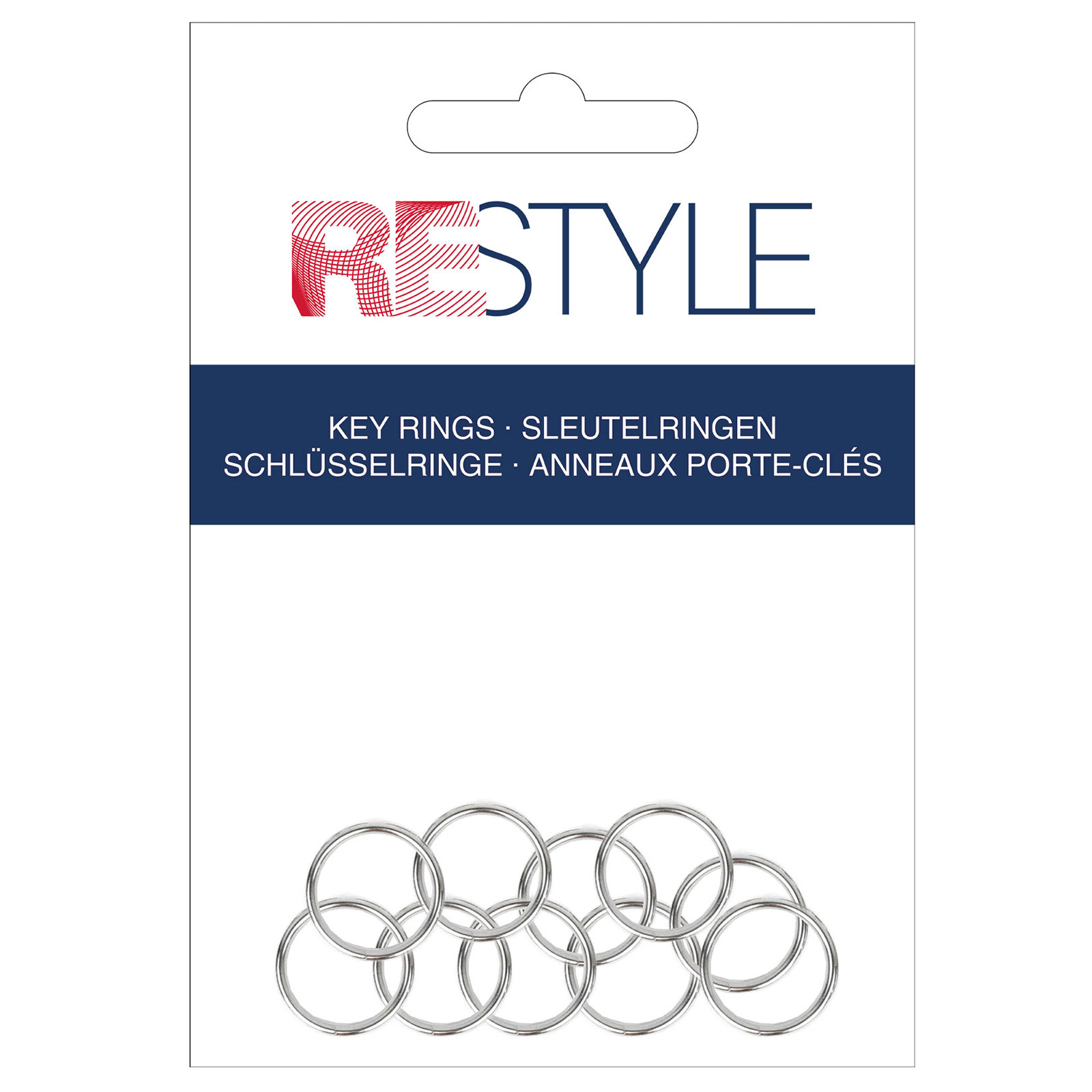 ReStyle Sleutelringen 20 mm, 10 stuks - Kleur 010