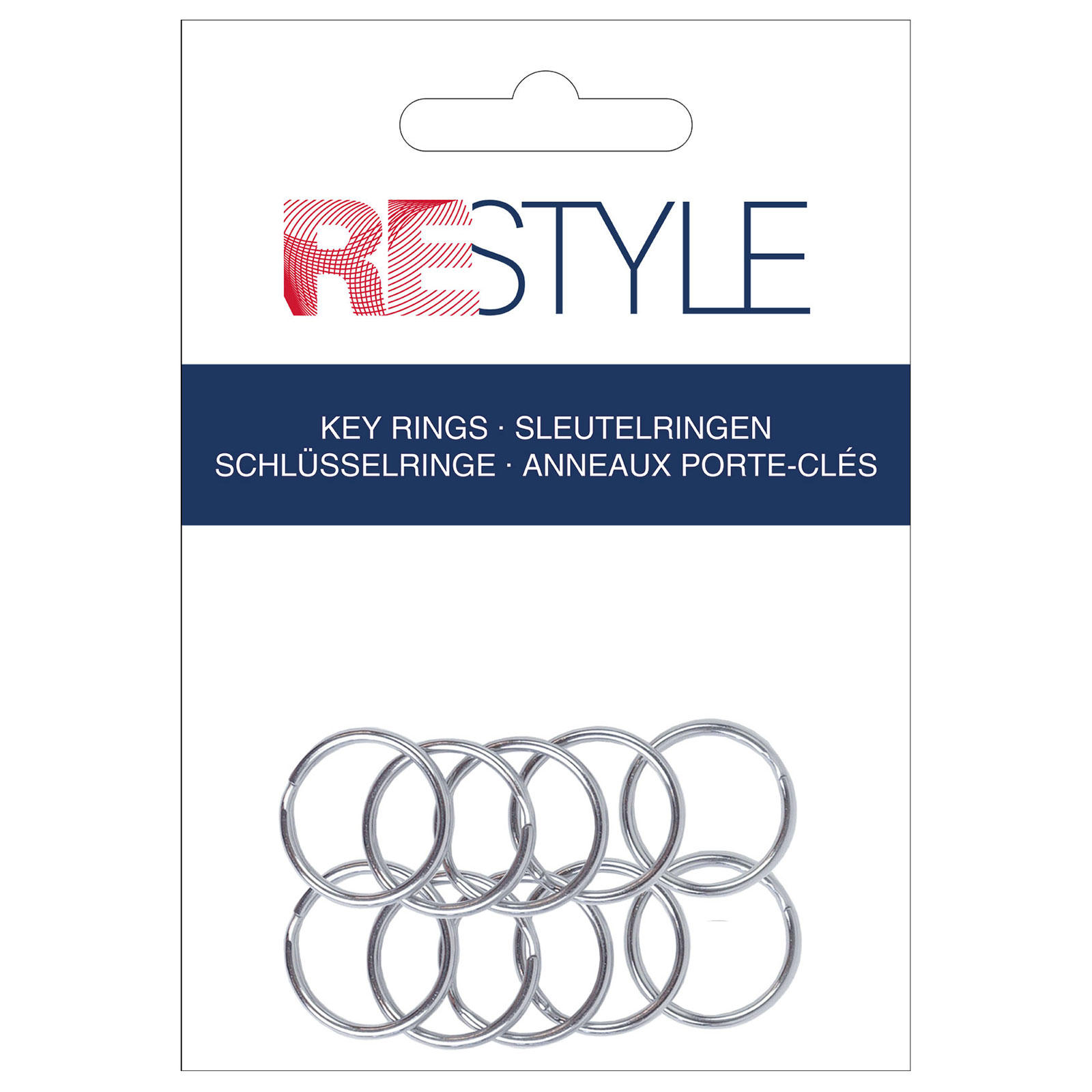 ReStyle Sleutelringen 25 mm, 10 stuks - Kleur 010