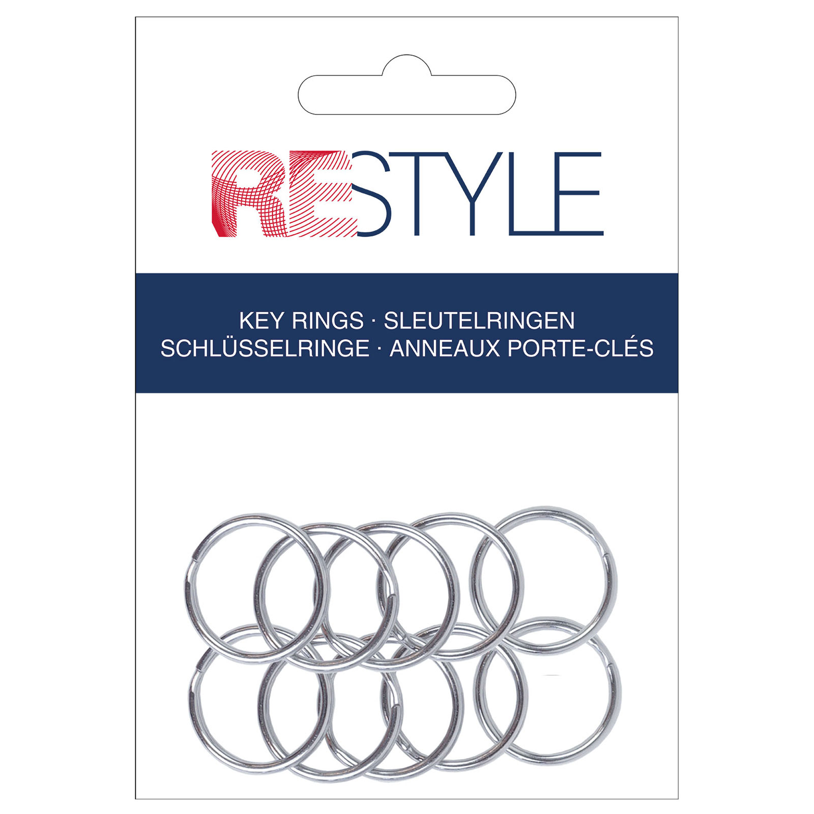 ReStyle Sleutelringen 30 mm, 10 stuks - Kleur 010