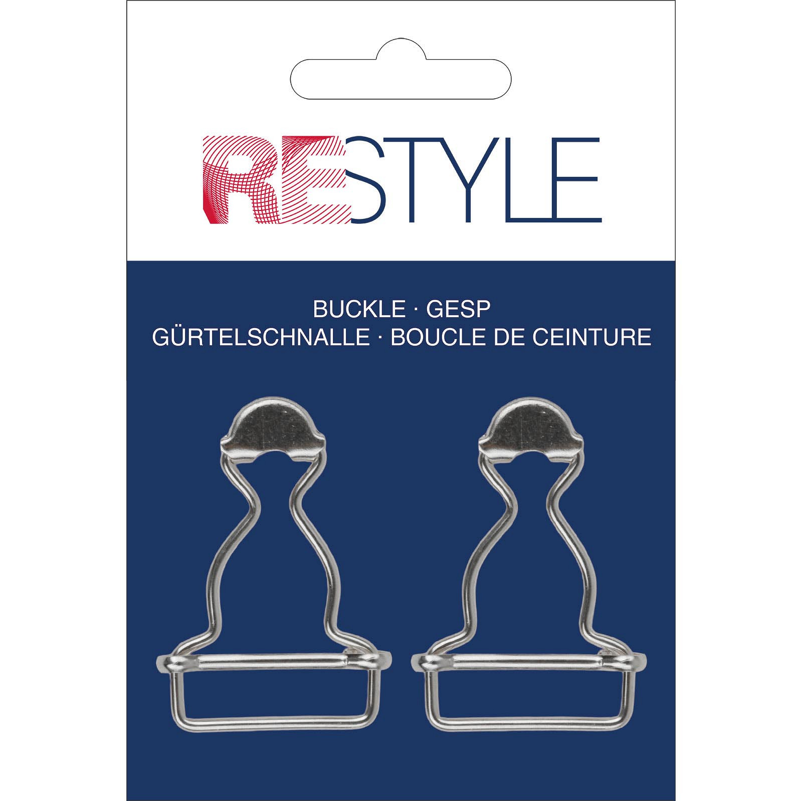 ReStyle Tuinbroekgesp 25mm kaart á 2 stks - Kleur 010