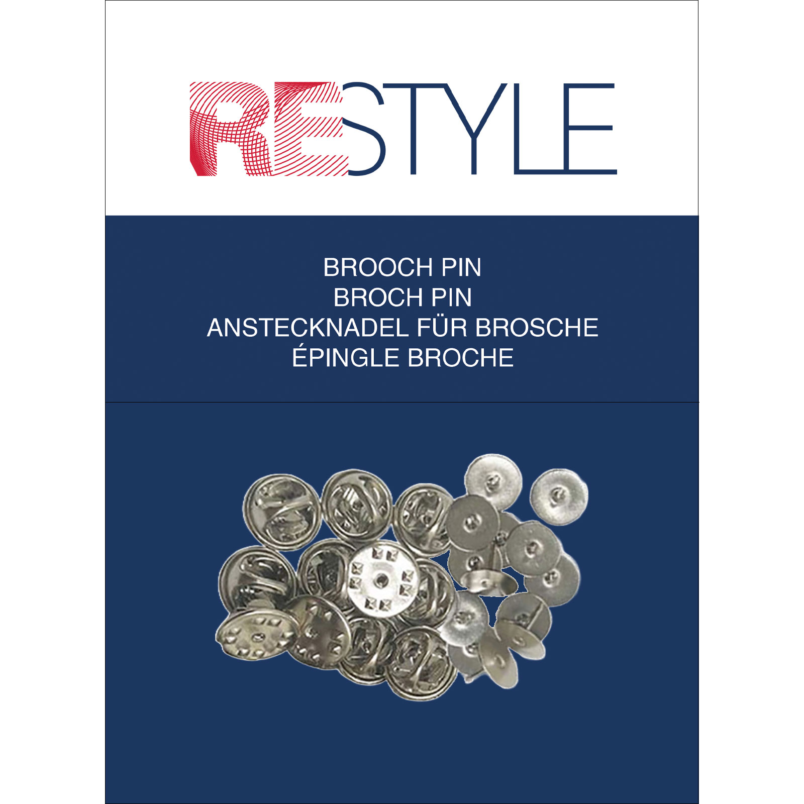 ReStyle Broche pin, 10 stuks - Kleur 010