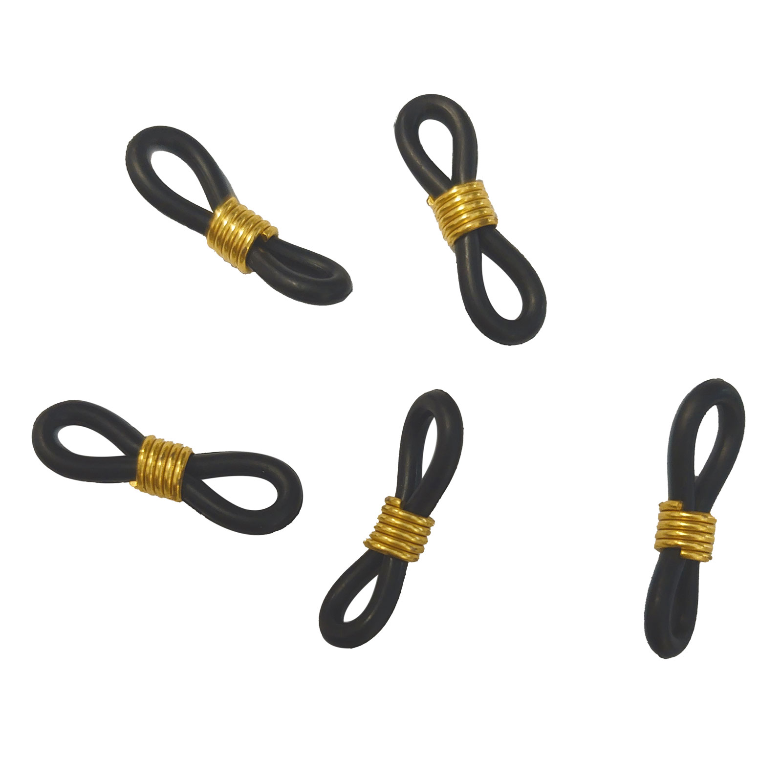 Restyle Zonnebril lusjes zwart zakje van 10 stuks - Kleur 040