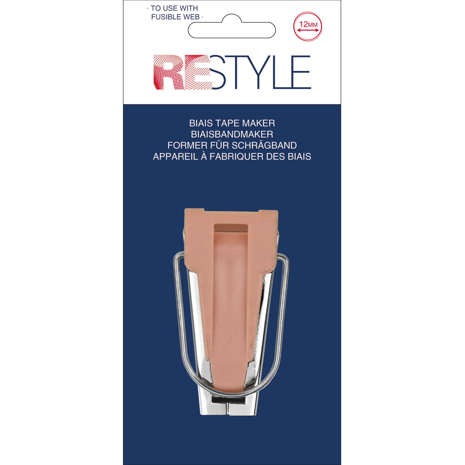 ReStyle Strijkbare biaisbandmaker 18 mm - Kaart