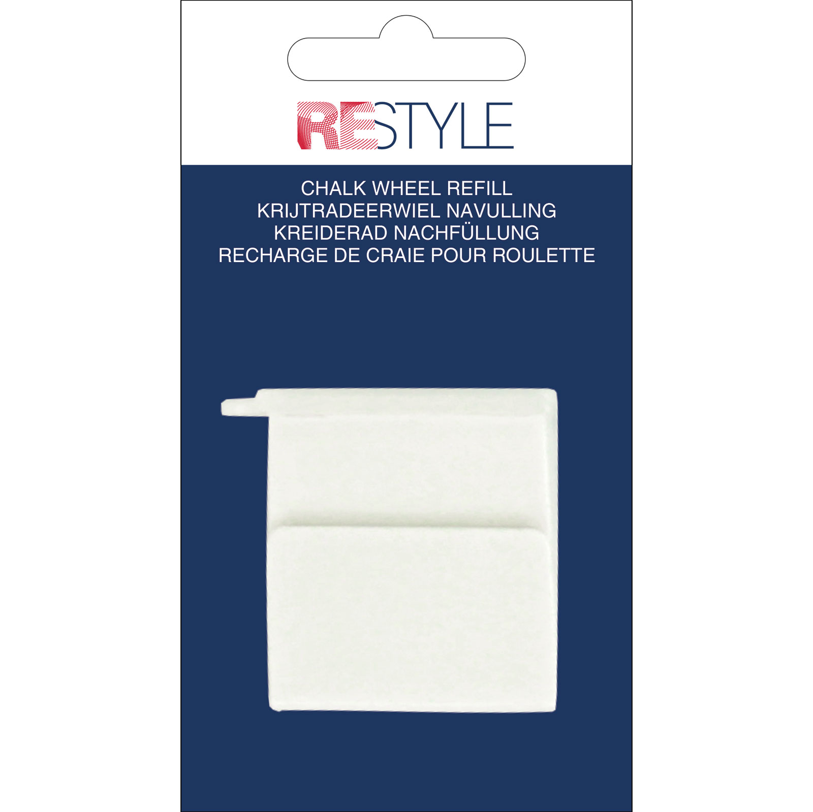 ReStyle Krijtradeerwiel navulling wit - Kaart