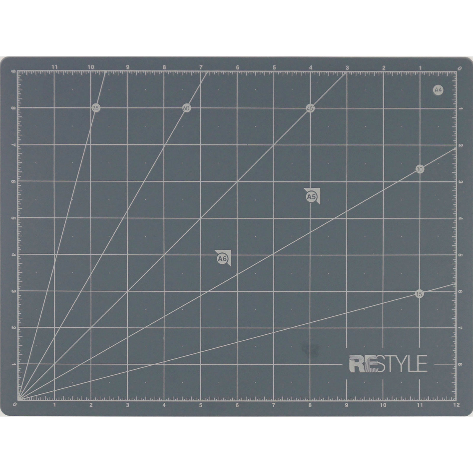 ReStyle 015.16600 Snijmat A4 zelfhelend 22cm x 30cm x 1,6mm, dubbelzijdig cm / inch - Kleur 002