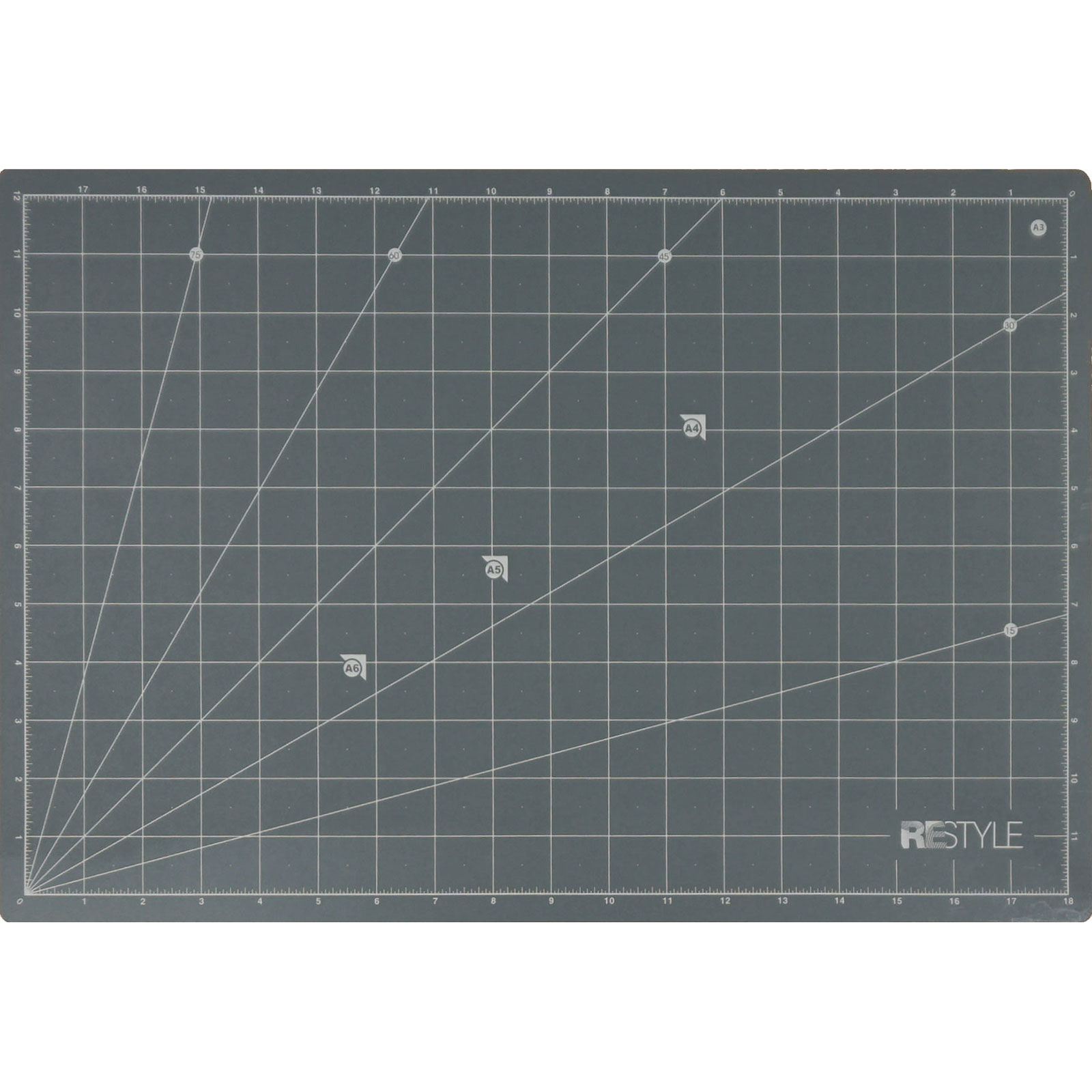 ReStyle 015.16601 Snijmat A3 zelfhelend 30cm x 45cm x 1,6mm, dubbelzijdig cm / inch - Kleur 002