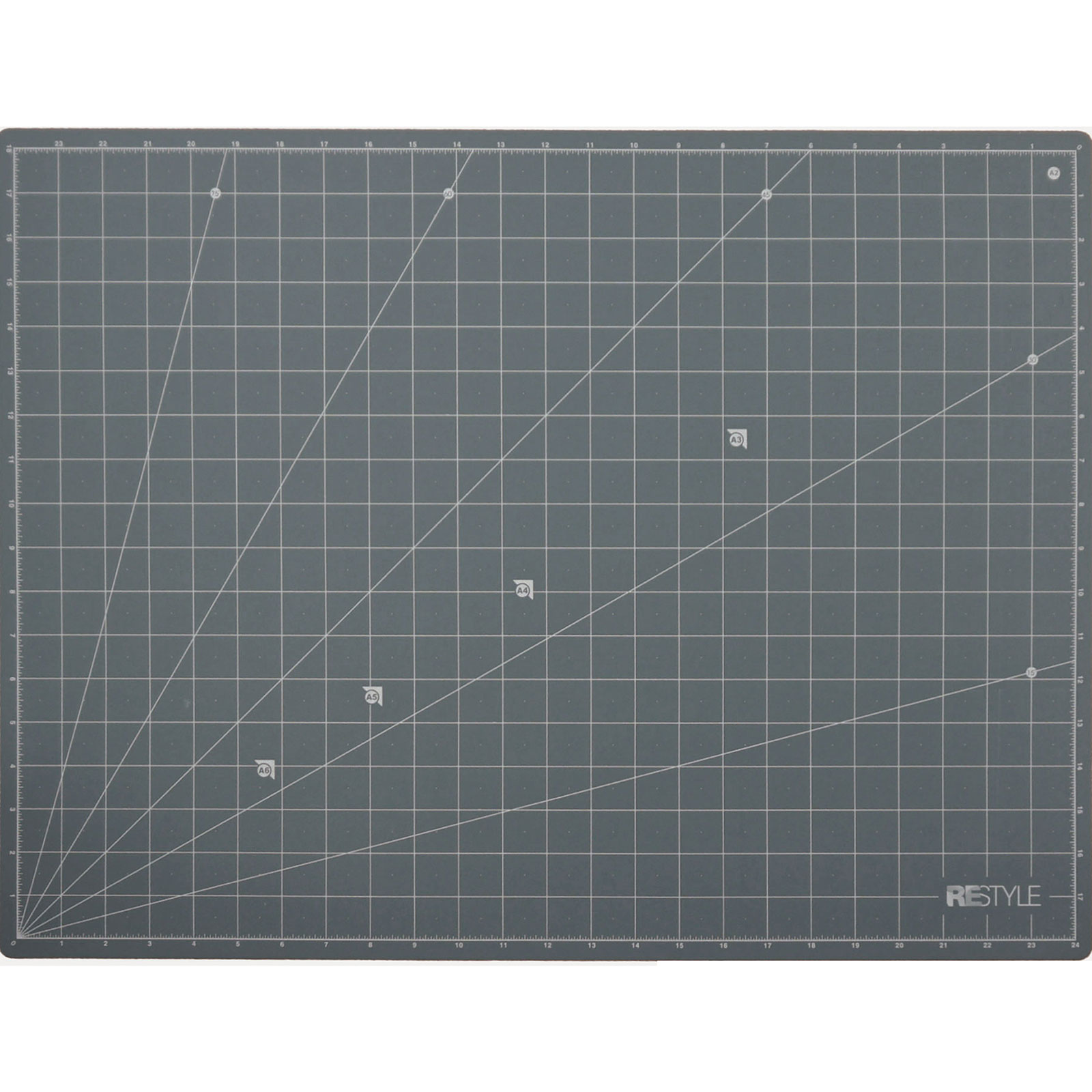 ReStyle 015.16602 Snijmat A2 zelfhelend 45cm x 60cm x 1,6mm, dubbelzijdig cm / inch - Kleur 002