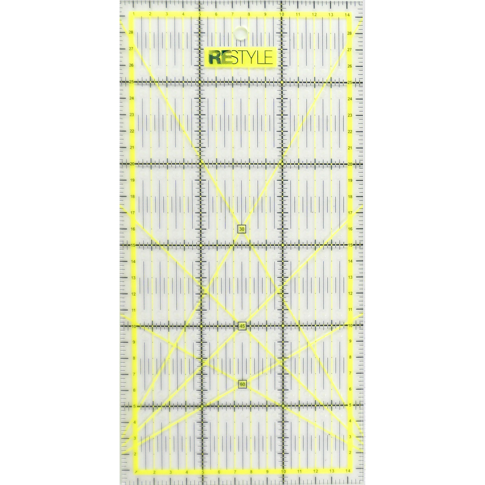 ReStyle Quiltliniaal 15 x 30cm met antislip - Kleur 645