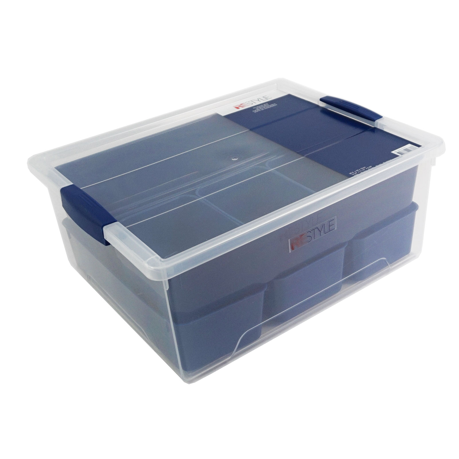 Restyle 015.17011 Opbergbox 36,5x29x15cm met 7 stuks opbergruimte binnenin  - STUK