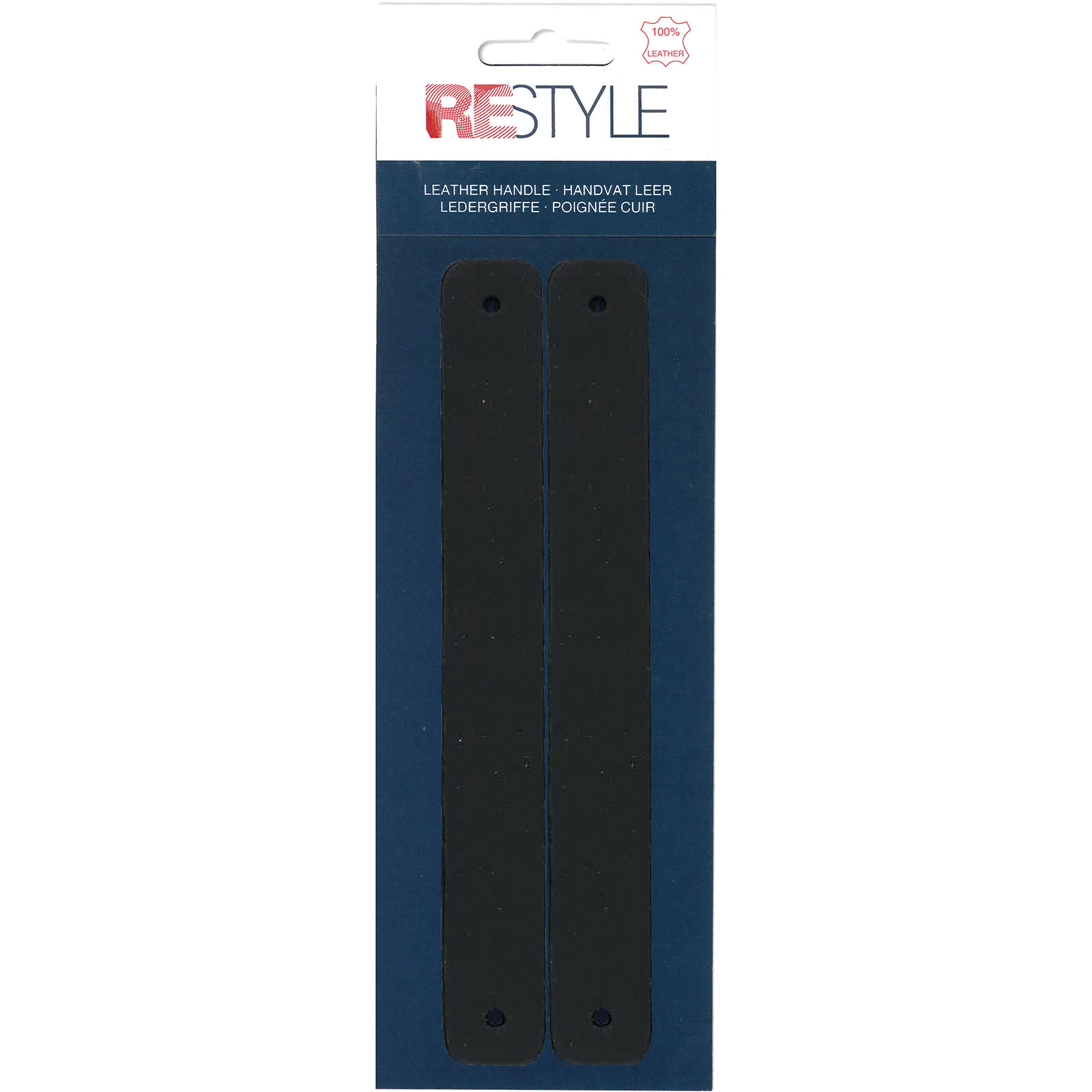 ReStyle handvat leer 18cm x 2 cm
 - Kleur 000
