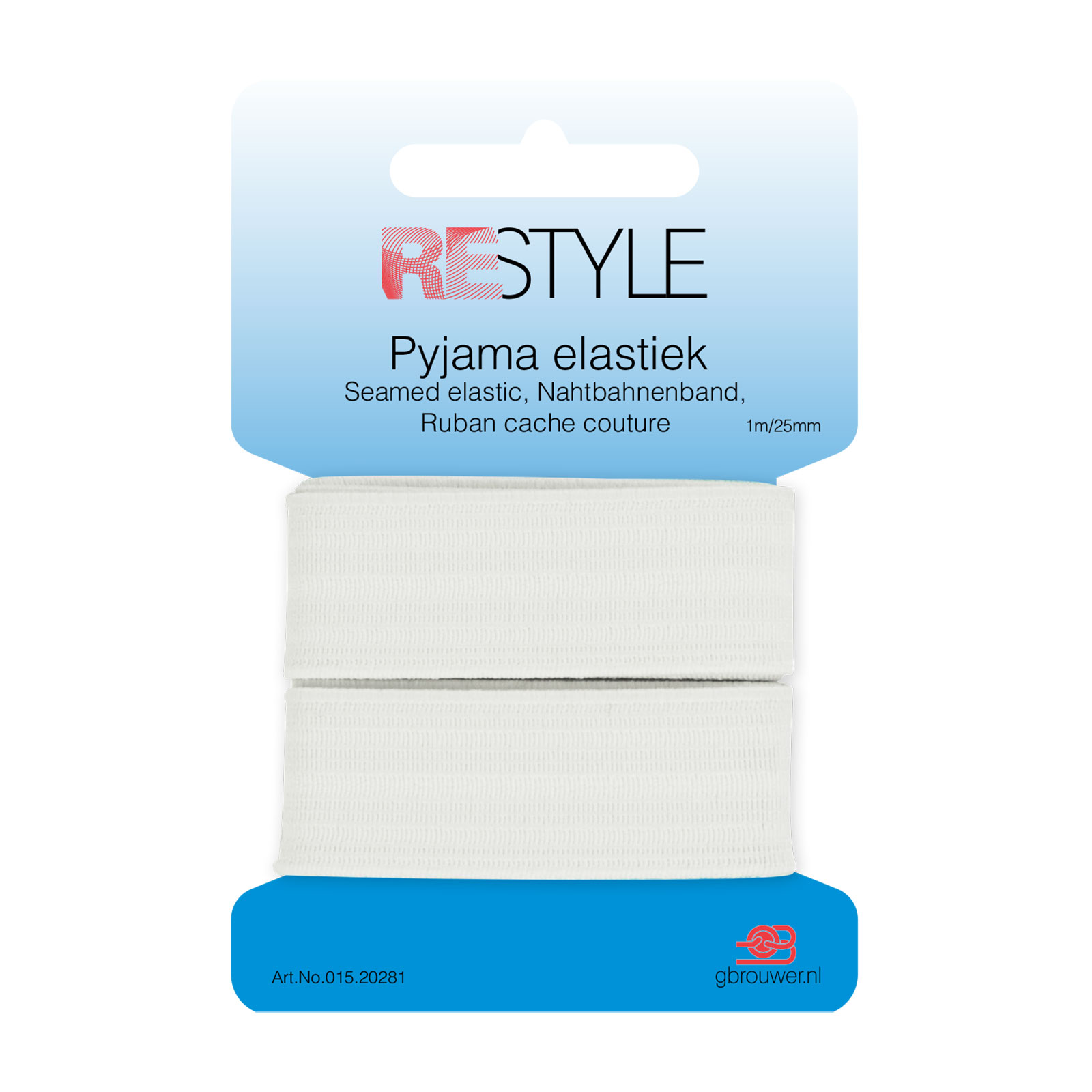 ReStyle Pyjama elastiek 25 mm x 1 meter - Kleur 009