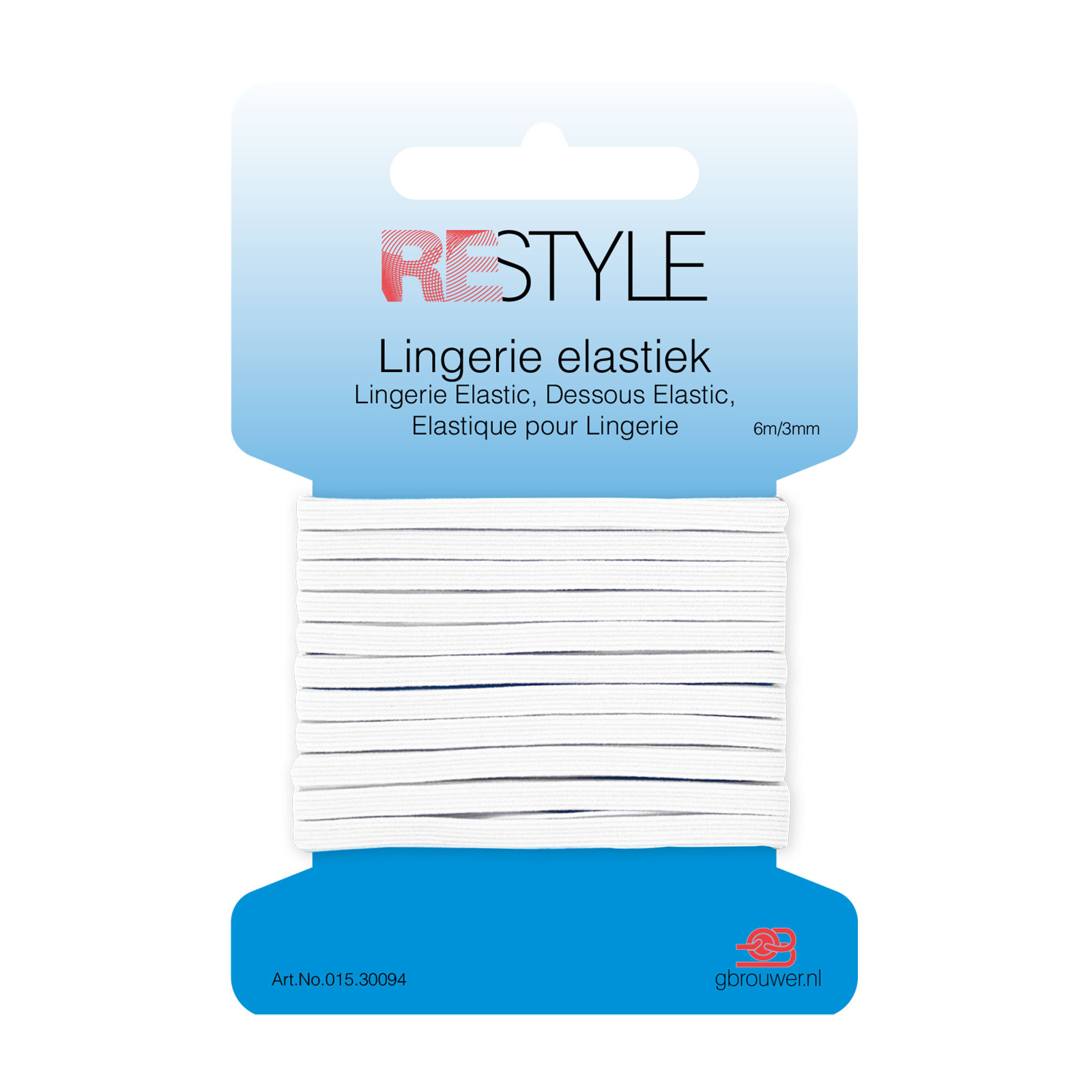 ReStyle Lingerie elastiek 3 mm x 6 meter - Kleur 009