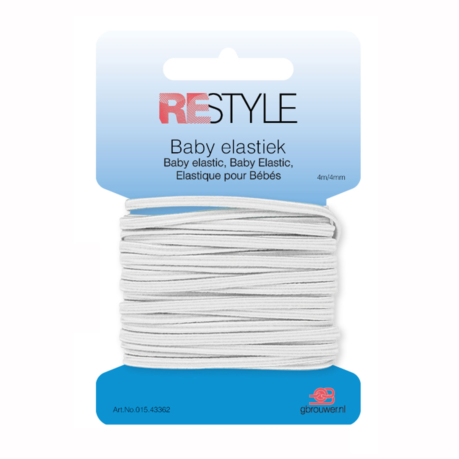ReStyle Baby elastiek 4 mm x 4 meter - Kleur 009