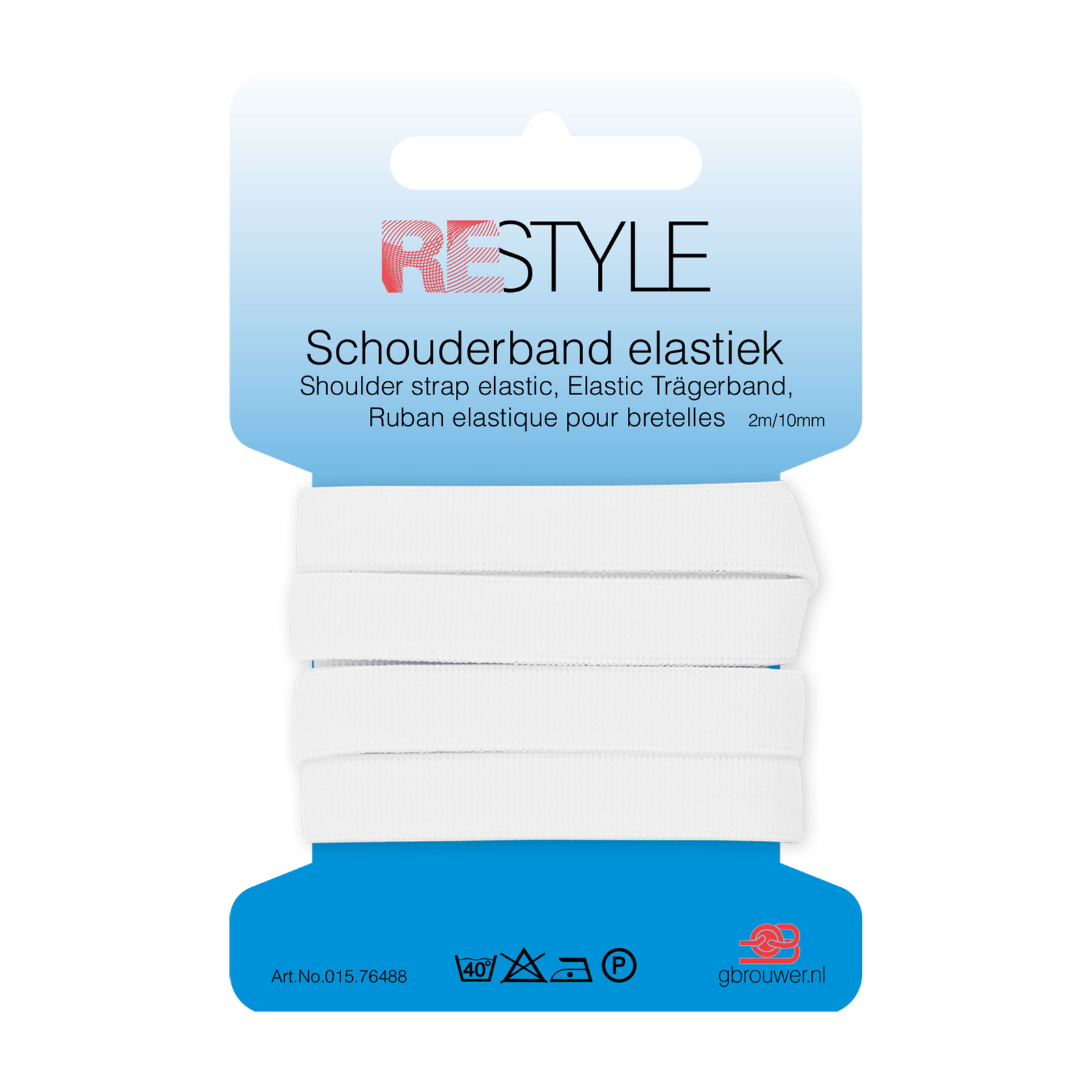 ReStyle Schouderband Elastiek 10 mm 2 meter - Kleur 009