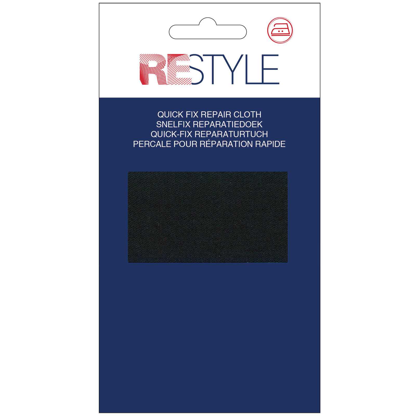 ReStyle Snelfix reparatiedoek 11 cm x 36 cm opstrijkbaar - Kleur 000
