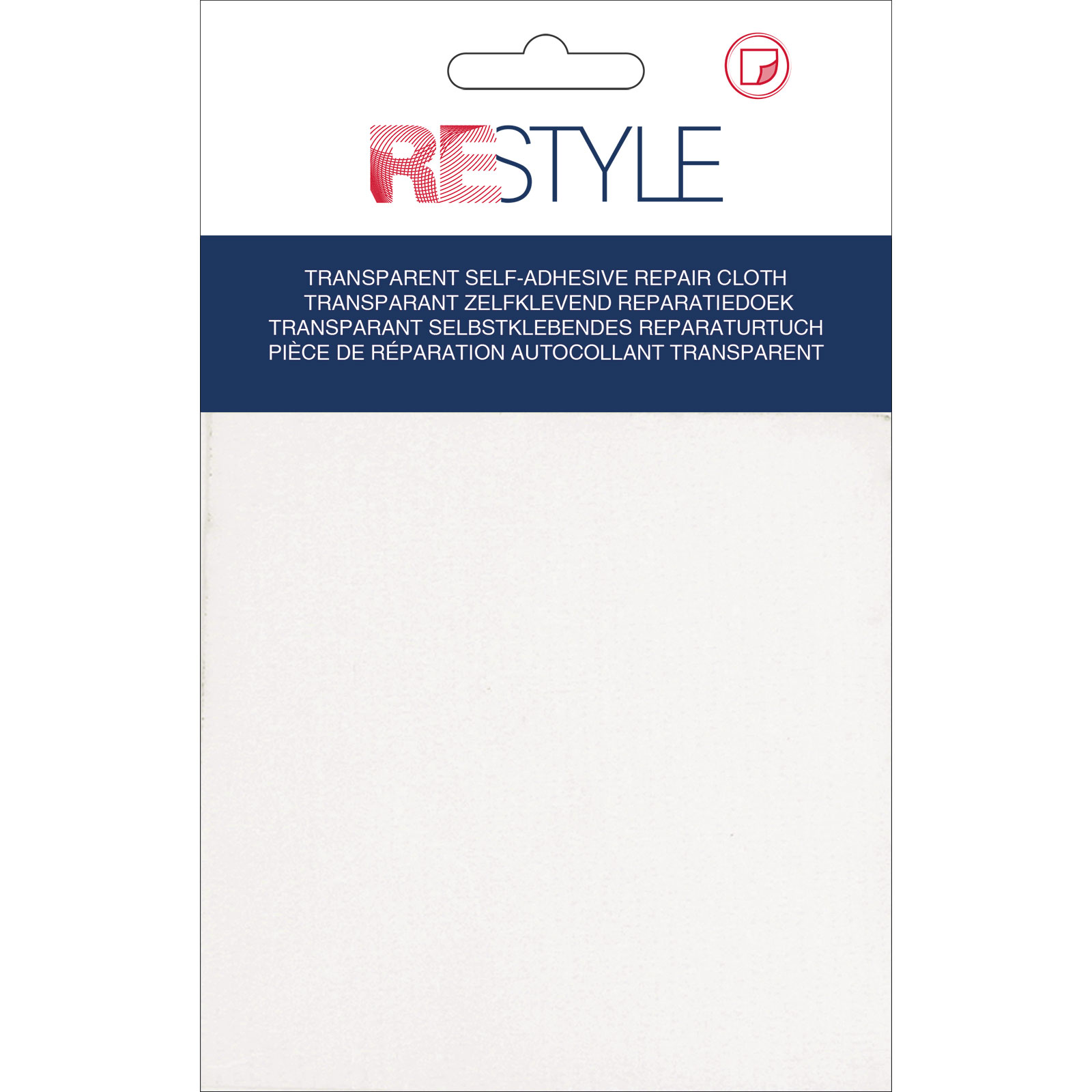 ReStyle Reparatiedoek nylon Transparant 10 cm x 20 cm zelfklevend - Kaart