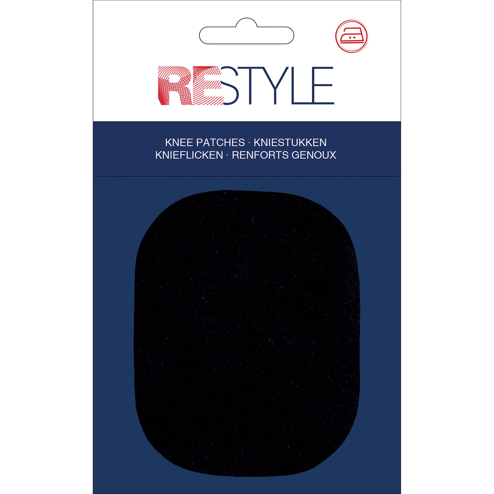 ReStyle Kniestukken 7,6 x 9,7 cm opstrijkbaar - Kleur 000