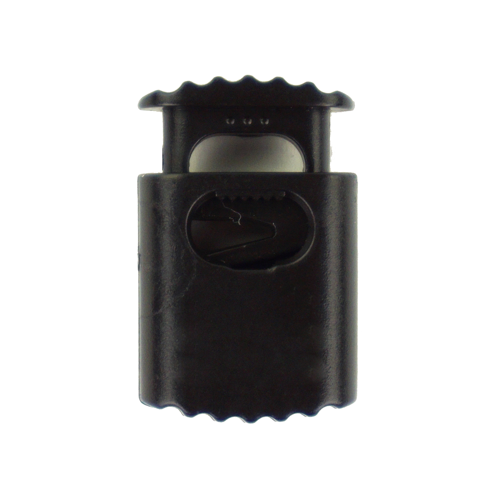 Restyle 016.140615 Koordstop plastic met plastic veer - Kleur 000