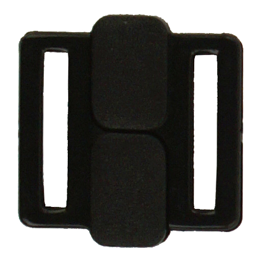 Restyle 016.177.15 Bh-sluiting / bikini sluiting 15mm plastic - Kleur 000