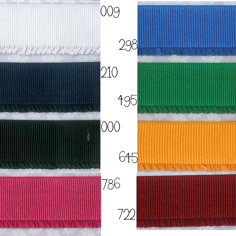 Restyle 023.740.6 Taille elastiek ruche 6 cm - Kleur 000