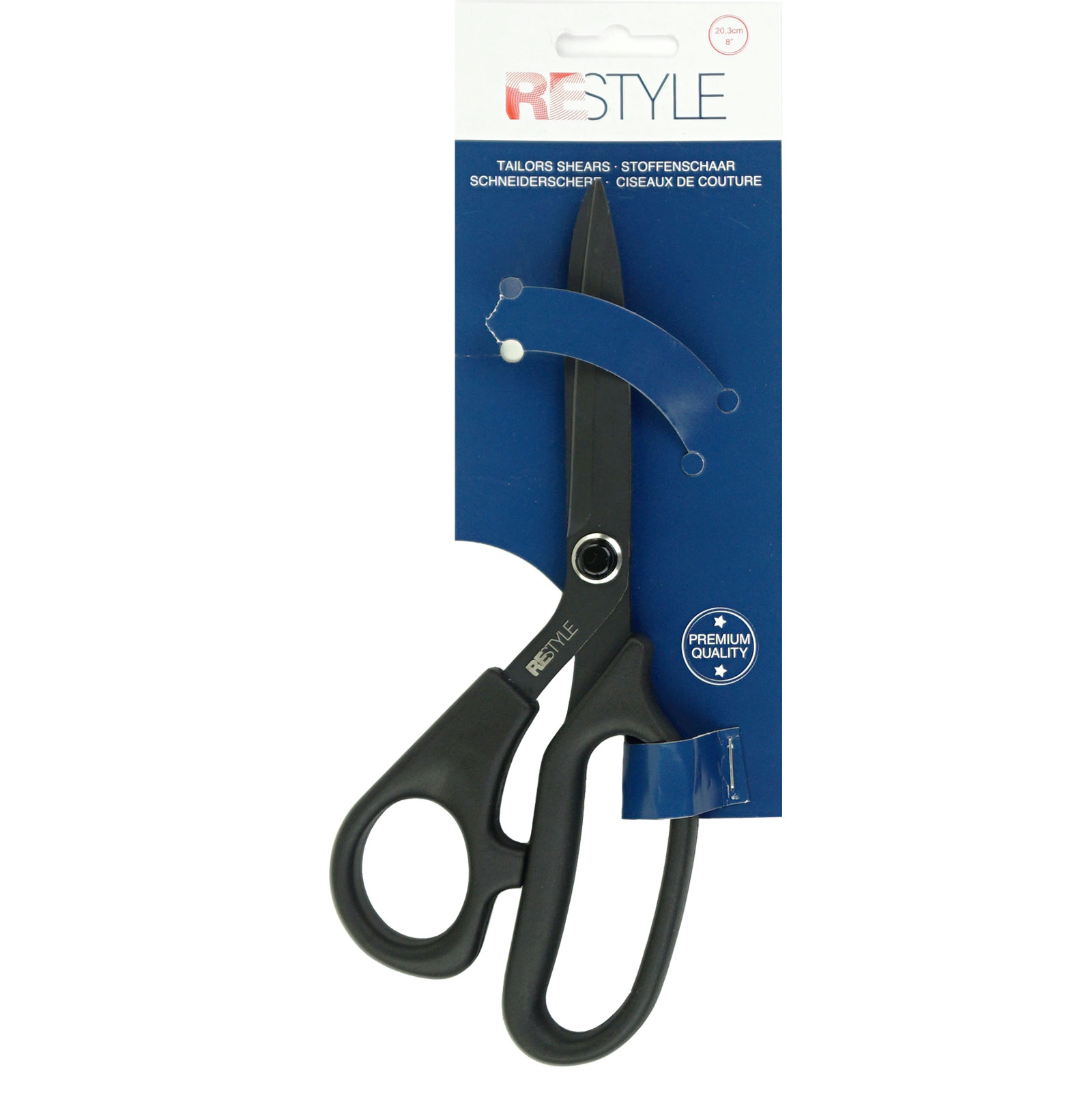 Restyle SPB80L Stoffenschaar 20,3cm Linkshandig - Kaart