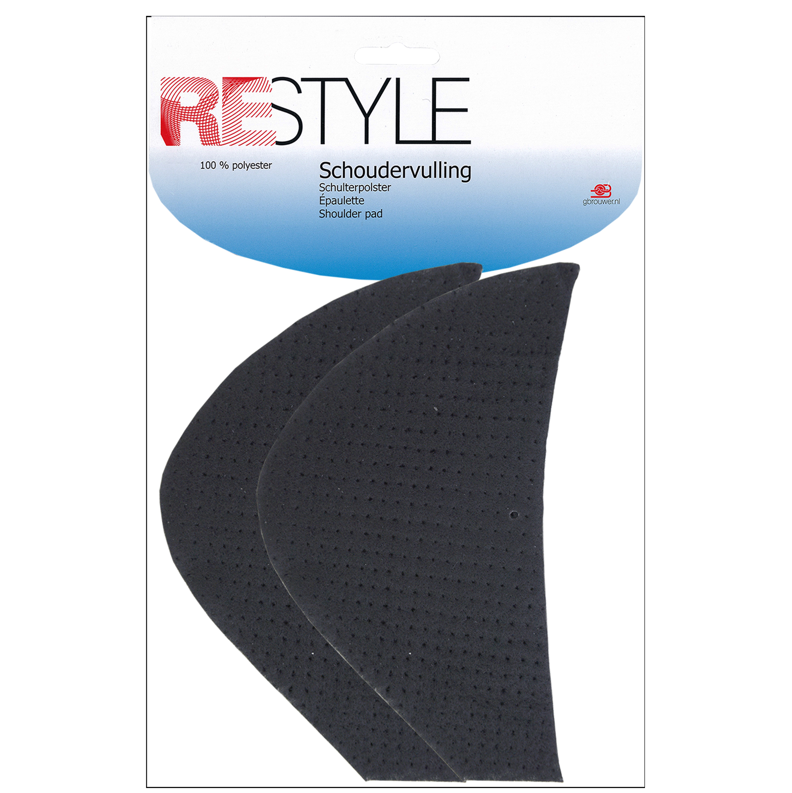 Restyle 028.515 Schoudervulling mantelvulling L x B x H: 120 x 230 x 15mm - Kleur 000