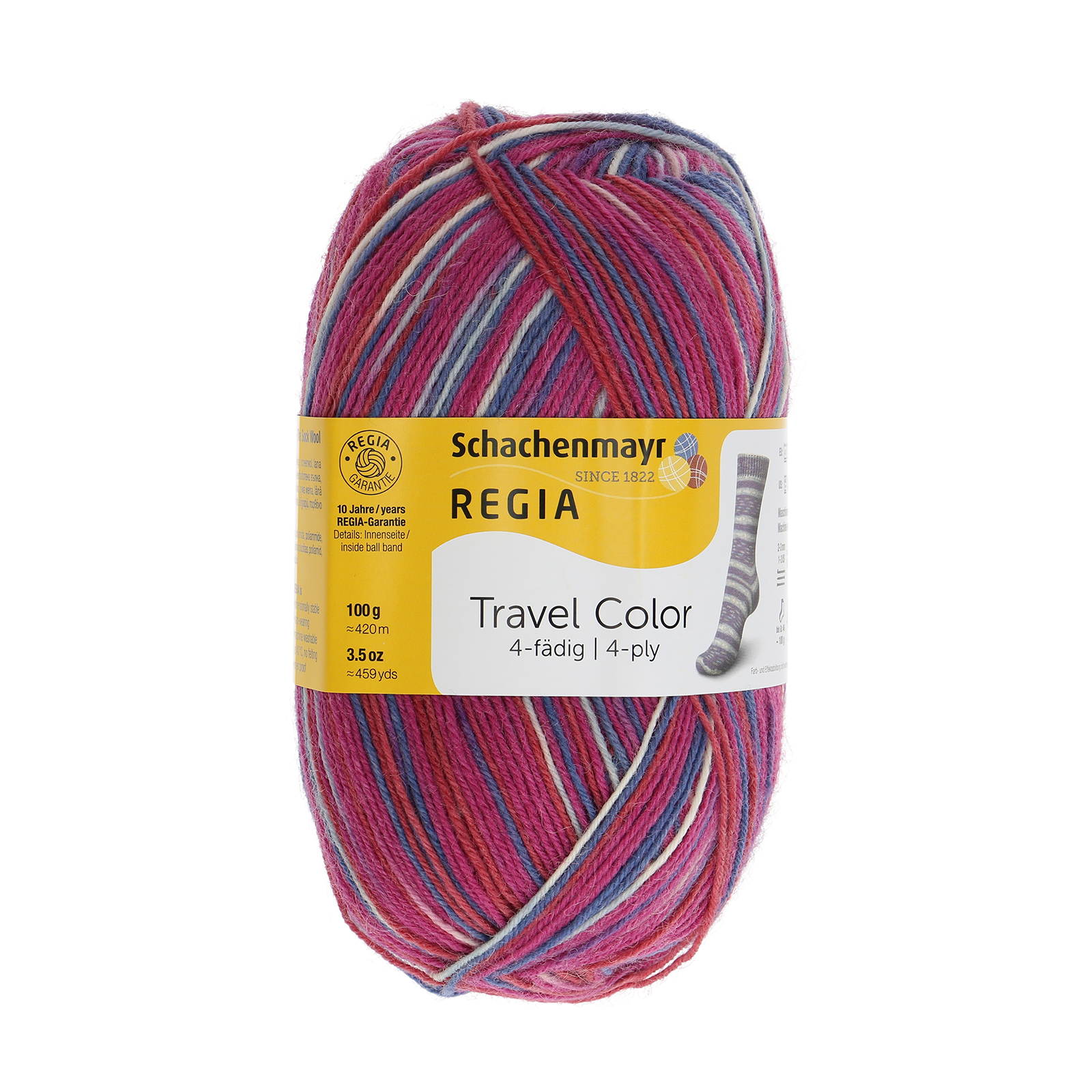 Regia 9801269 Sokkengaren 4-draads Color 420 meter / 100 gram - Kleur 1109
