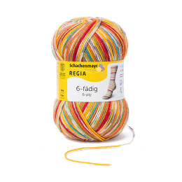 Regia 9801285 Sokkengaren 6-draads Color 375 meter / 150 gram - Kleur 1125