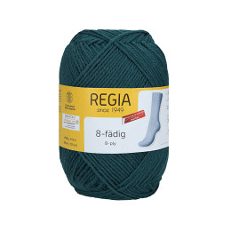 Regia 9801292 Sokkengaren uni kleuren 8 draads 300 meter 150 gram - Kleur 1047