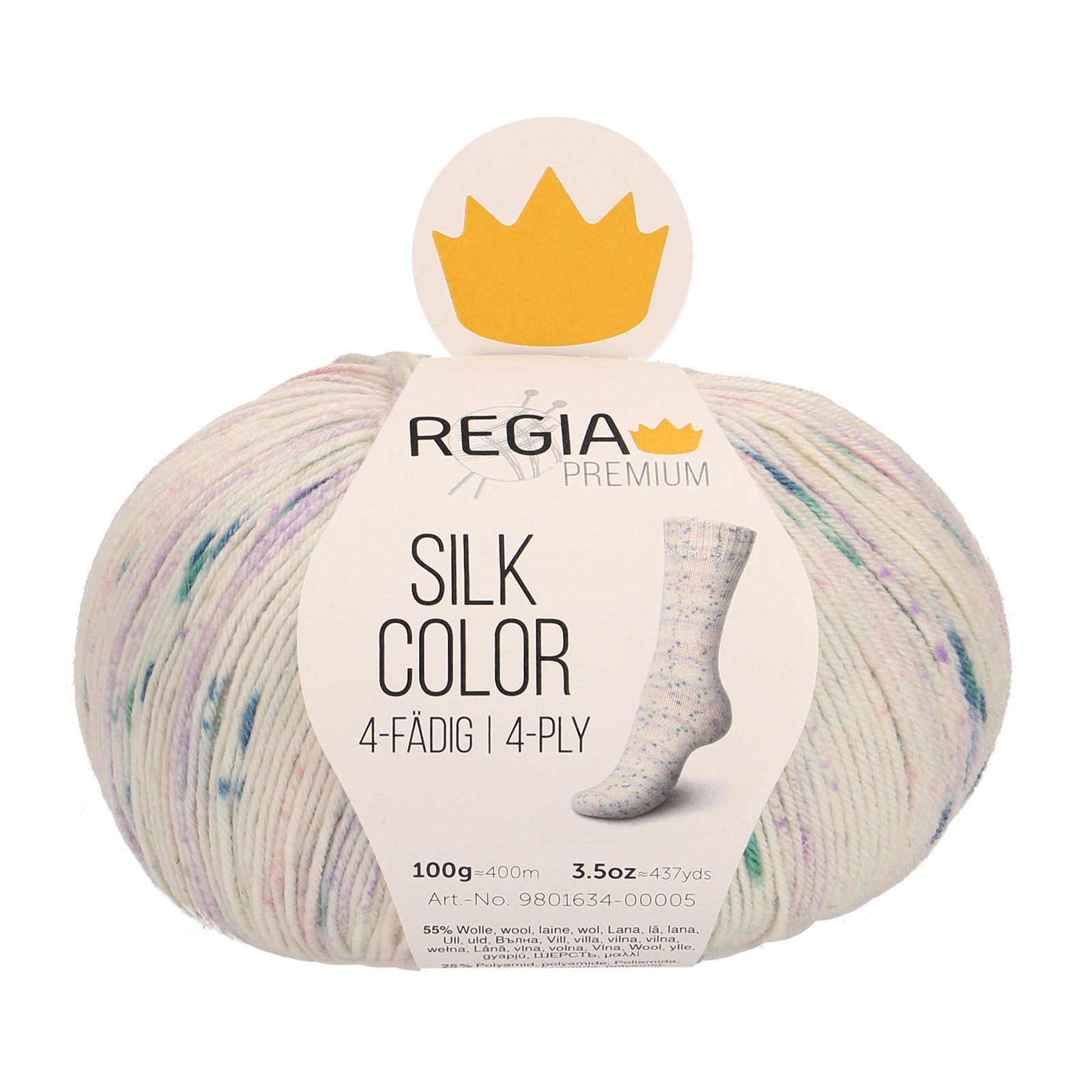 Regia Premium 9801634 Silk Color 400 meter / 100 gram - Kleur 18