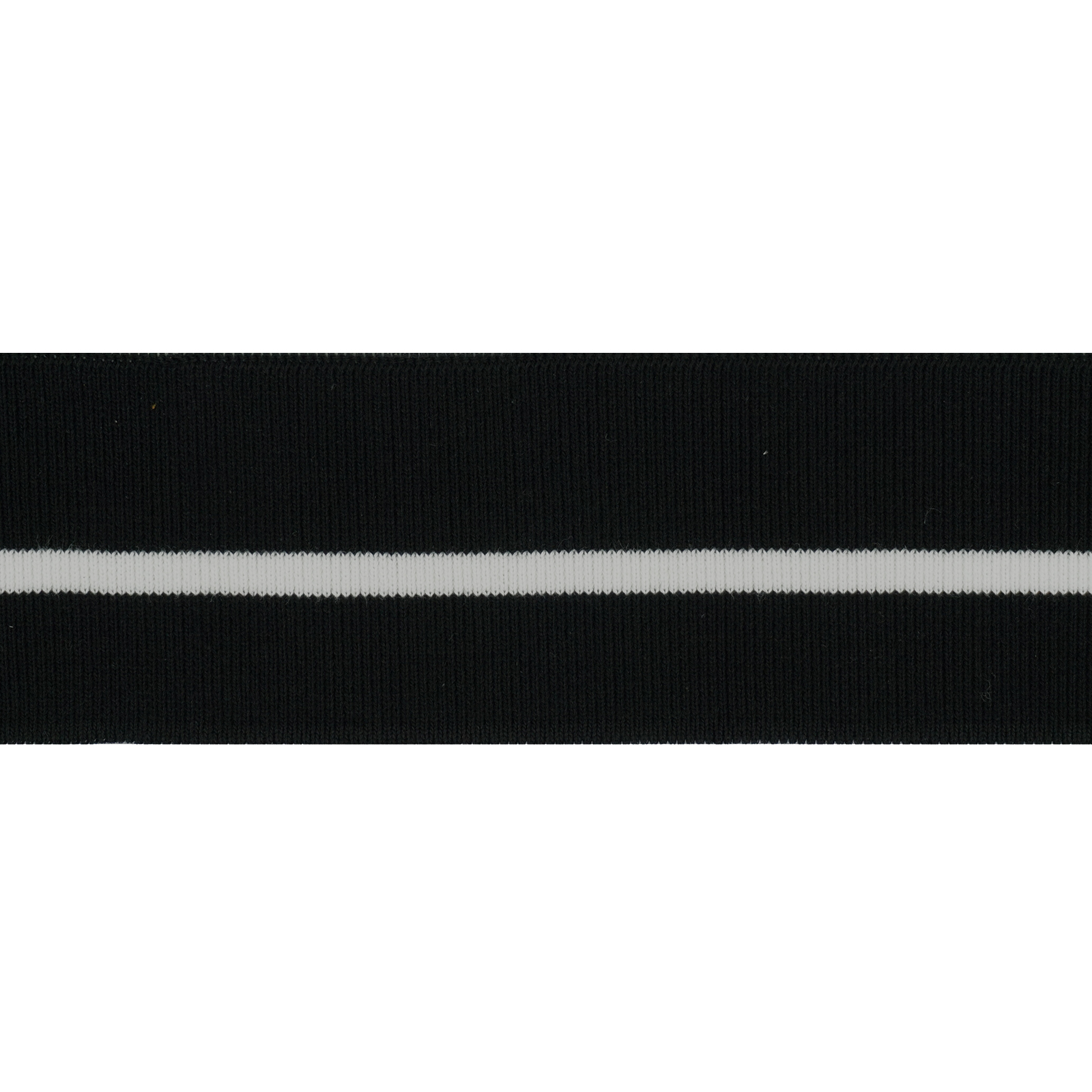 Restyle 052.13 Boord streep 7cm x 110cm, 90% katoen, 10% elasthan - Kleur 000
