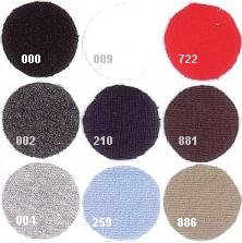 Restyle 052.1 Boordstof tricot 1mm rib acryl 32 cm breed - Kleur 000