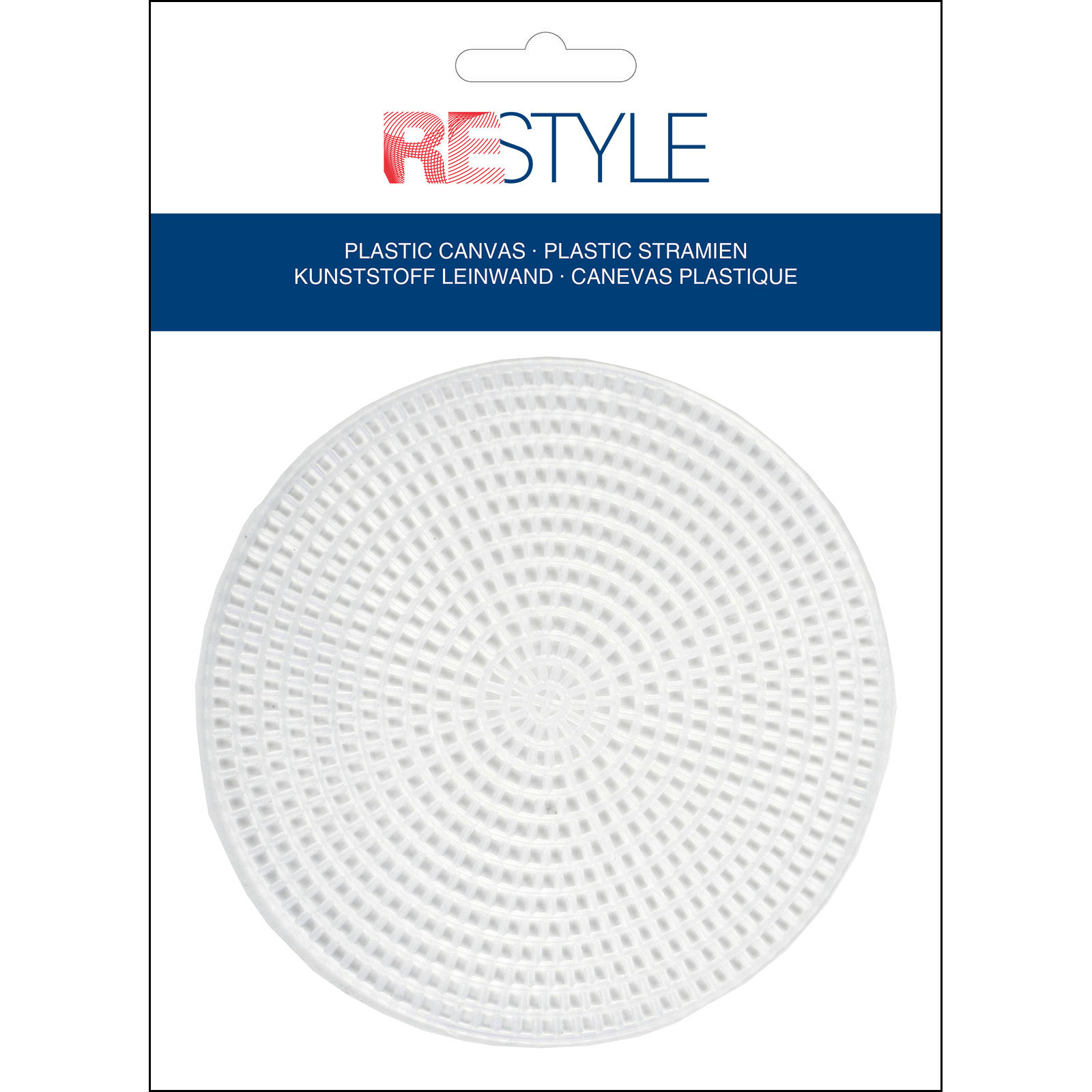 Restyle 078.113 Plastic stramien cirkel pm 11 cm, 6 stuks - Kaart