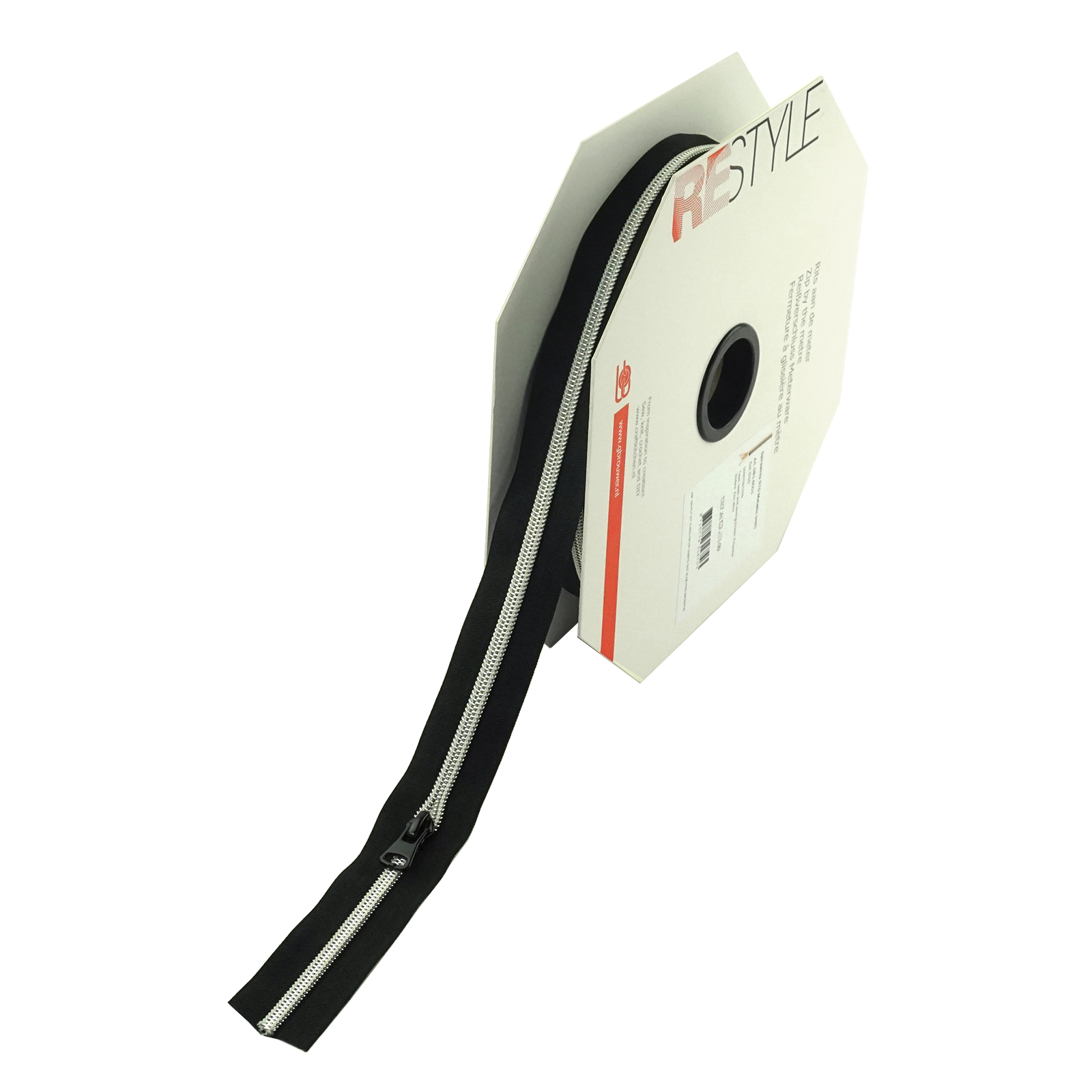 Restyle 081.6001 Spiraalrits S70 metallic 7mm niet deelbaar per meter - Kleur 010