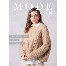 Rowan ZB310 Patronenboek 4 projects Aran Knits Engelstalig - STUK