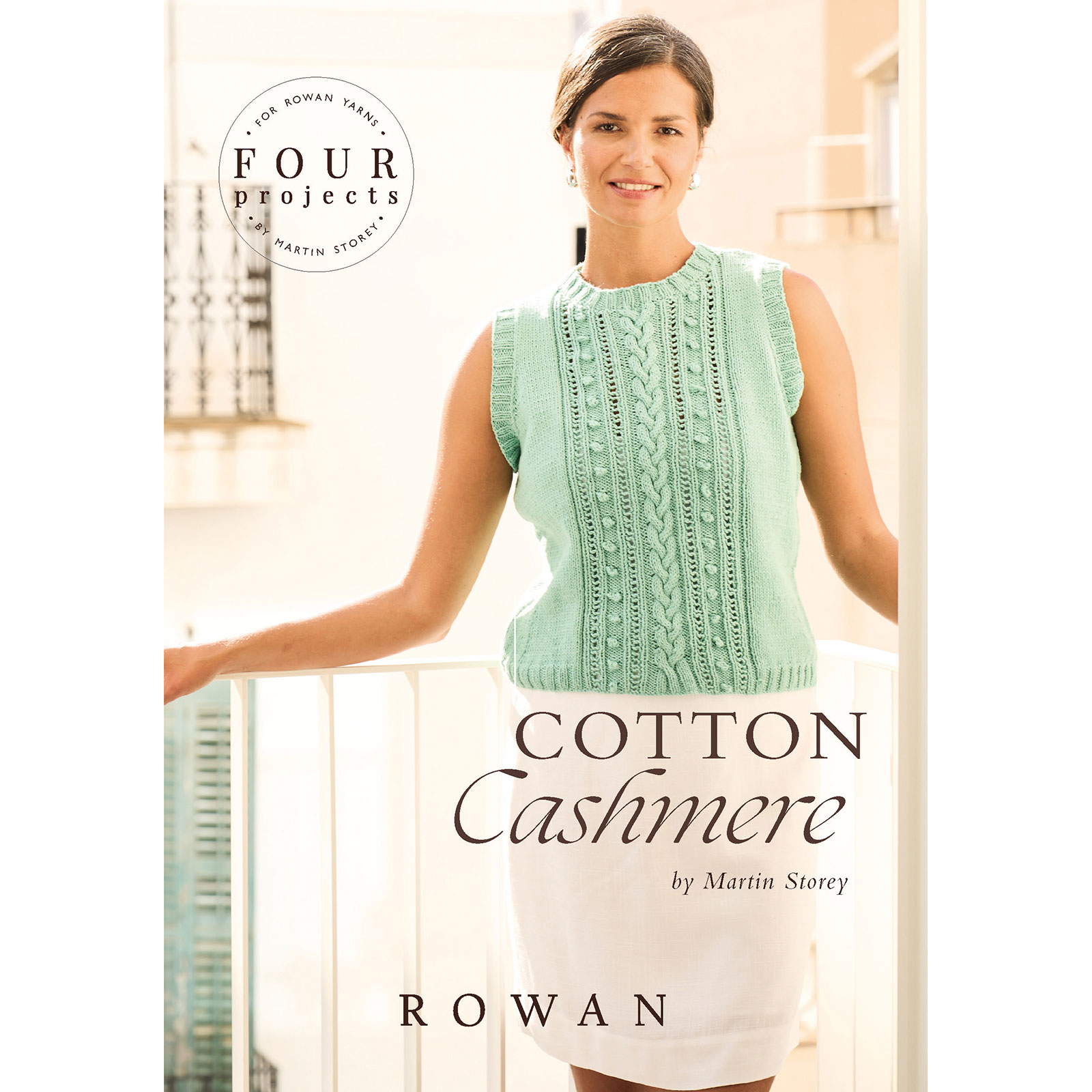 Rowan ZB376 Patronenboek 4 projecten Cotton Cashmere, Engelstalig - STUK