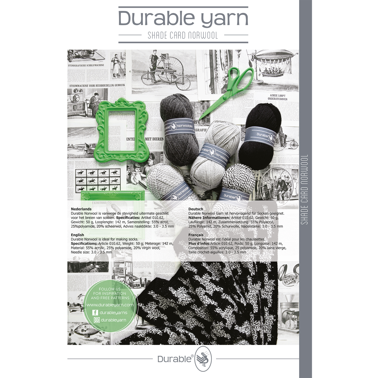 Staalkaart Durable Norwool 010.62 - STUK