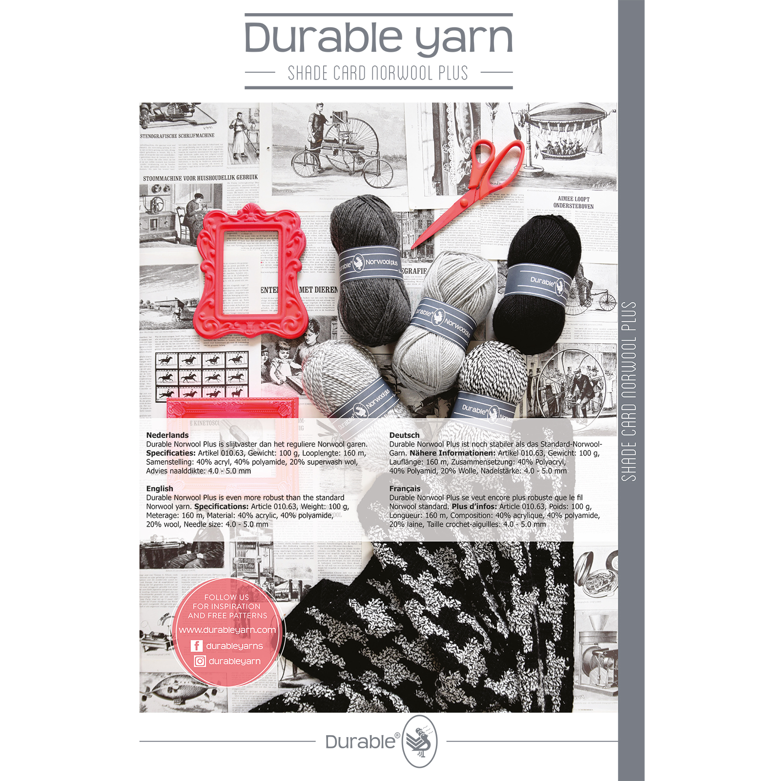 Staalkaart Durable Norwool Plus 010.63 - STUK